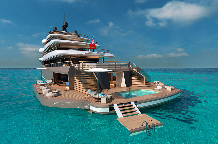 Estúdio Nauta Design e estaleiro Wider lançam superiate Moonflower 72 com motorização híbrida