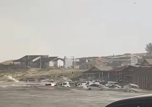 Tsunami Meteorológico atinge cidade de Santa Catarina: descubra como se forma